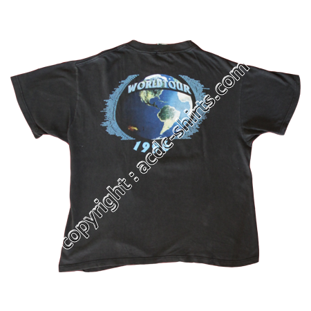 Shirt World AC/DC 1996 verso