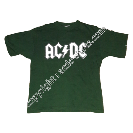 Shirt Europe AC/DC 1996 recto