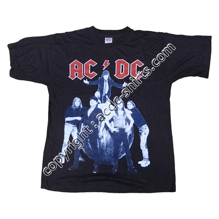 Shirt Europe AC/DC 1996 recto