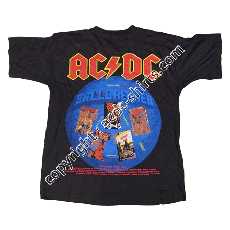 Shirt Europe AC/DC 1996 verso