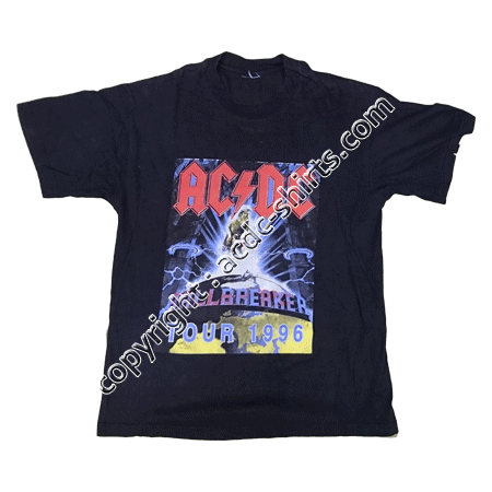 Shirt Europe AC/DC 1996 recto