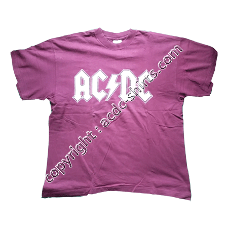 Shirt Europe AC/DC 1996 recto