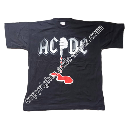 Shirt Europe AC/DC 1996 recto