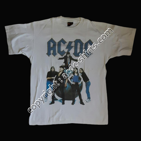 Shirt Europe AC/DC 1996 recto