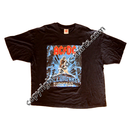 Shirt Europe AC/DC 1996 recto