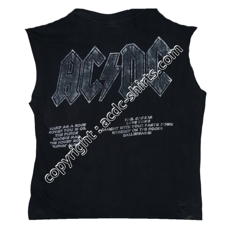 Shirt Europe AC/DC 1996 verso