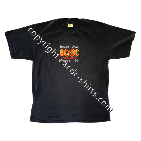 Shirt South America AC/DC 1996 recto