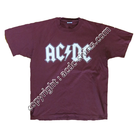 Shirt USA AC/DC 1996 recto