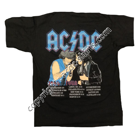 Shirt USA AC/DC 1996 verso