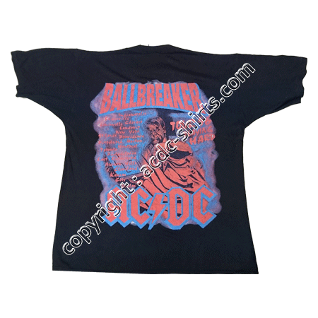 Shirt USA AC/DC 1996 verso