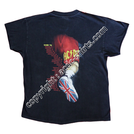 Shirt USA AC/DC 1996 verso