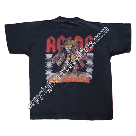 Shirt USA AC/DC 1996 verso