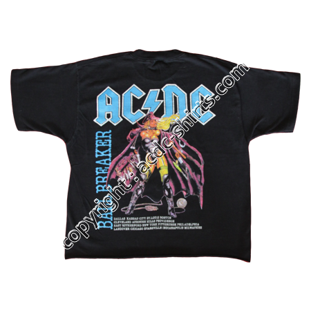 Shirt USA AC/DC 1996 verso