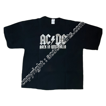 Shirt Australia AC/DC 2010 recto