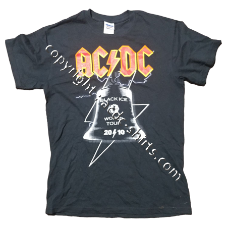 Shirt Australia AC/DC 2010 recto