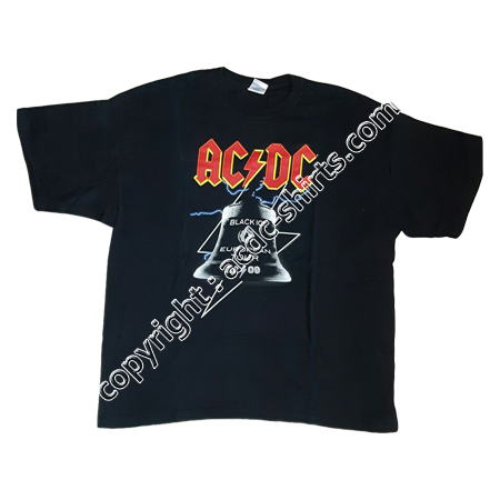 Shirt Europe AC/DC 2009 recto