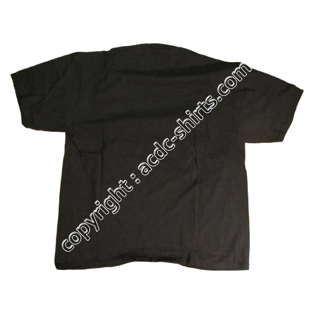 Shirt Europe AC/DC 2009 verso