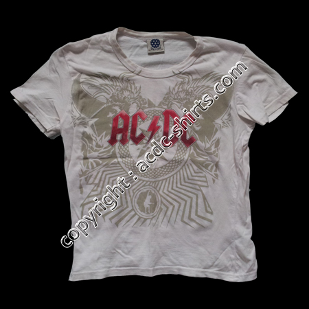 Shirt Europe AC/DC 2009 recto