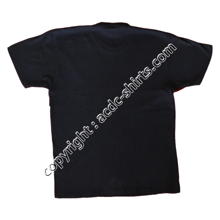 Shirt Europe AC/DC 2009 verso