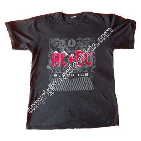 Shirt Europe AC/DC 2009 recto