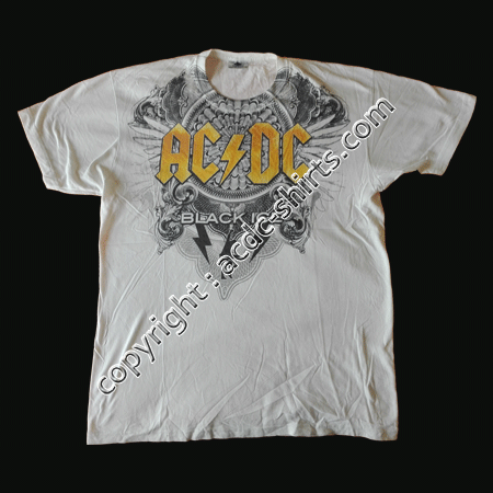 Shirt Europe AC/DC 2009 recto