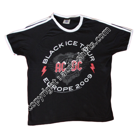 Shirt Europe AC/DC 2009 recto