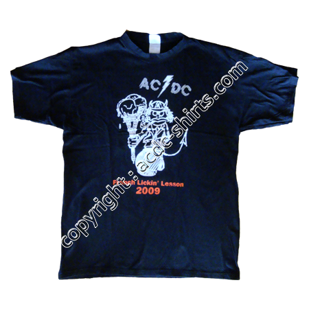 Shirt Europe AC/DC 2010 recto