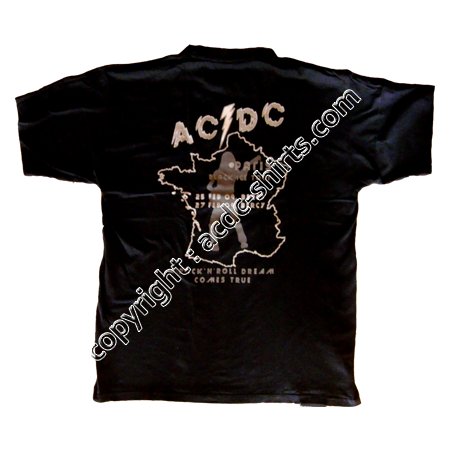 Shirt Europe AC/DC 2010 verso