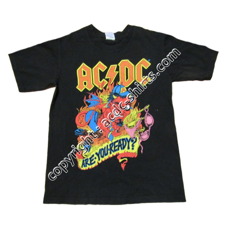 Shirt USA AC/DC 2010 recto