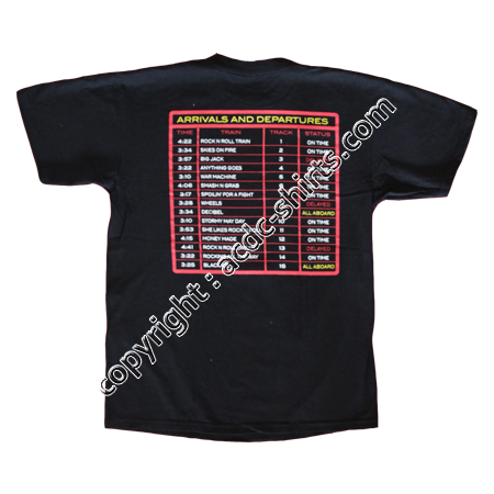 Shirt Canada AC/DC 2010 verso