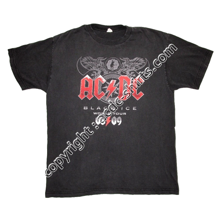 Shirt Canada AC/DC 2010 recto