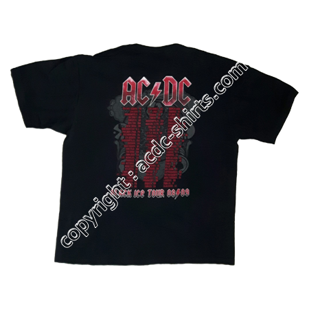 Shirt World AC/DC 2009 verso