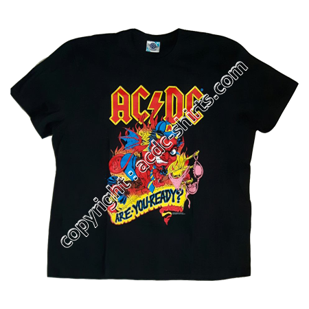 Shirt Europe AC/DC 2009 recto