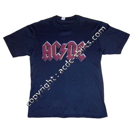 Shirt Australia AC/DC 1981 recto