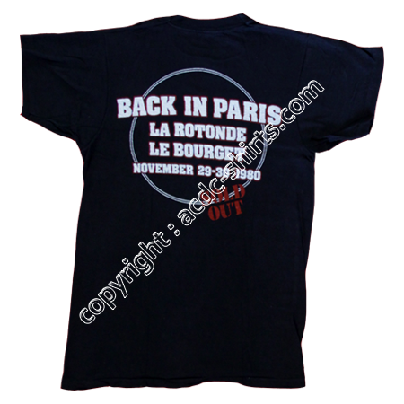 Shirt French AC/DC 1980 verso