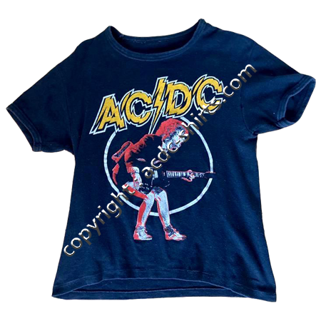 Shirt UK AC/DC 1980 recto