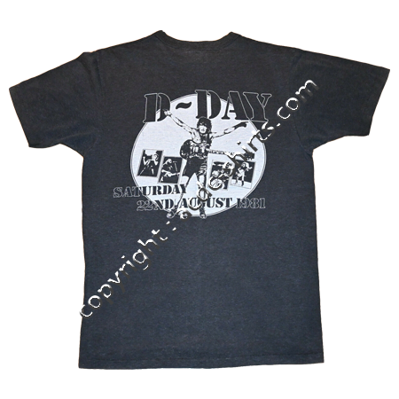 Shirt English AC/DC 1980 verso