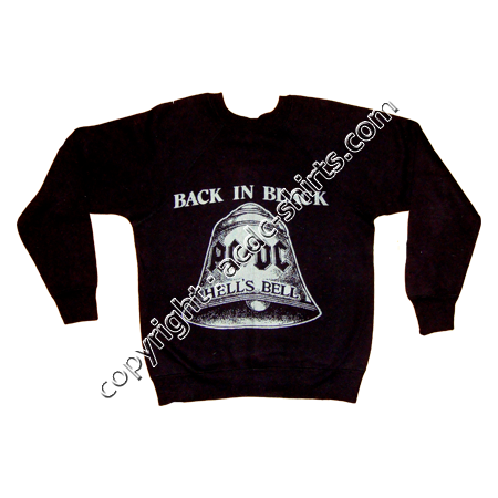 Sweat English AC/DC 1980 recto