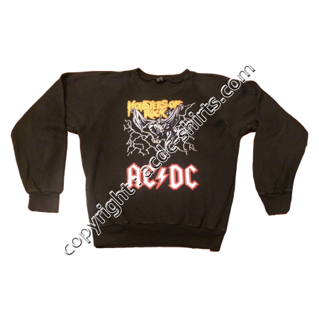 Shirt Europe AC/DC 1980 recto