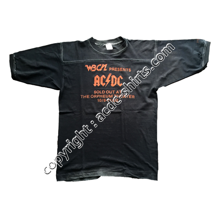 Shirt USA AC/DC 1980 recto