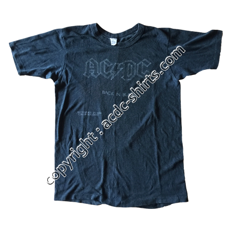 Shirt USA AC/DC 1980 recto