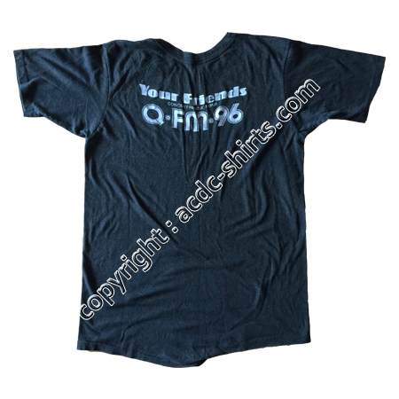 Shirt USA AC/DC 1980 verso