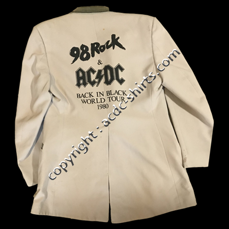 Shirt USA AC/DC 1980 verso