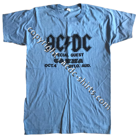 Shirt USA AC/DC 1980 recto