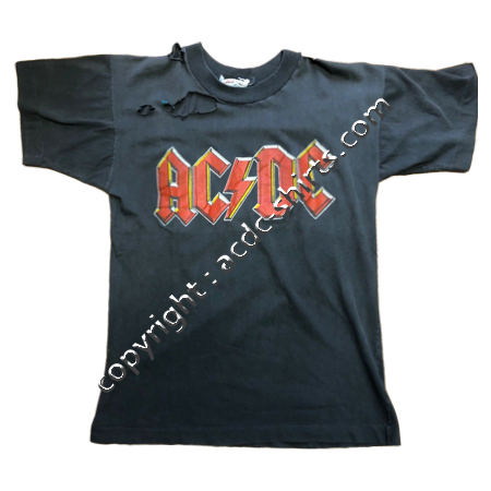 Shirt USA AC/DC 1980 recto