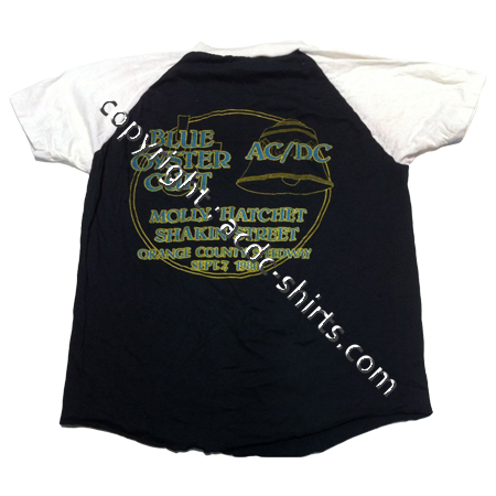 Shirt USA AC/DC 1980 verso