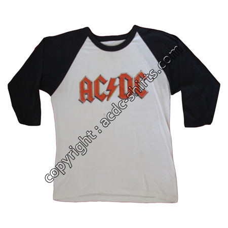 Shirt USA AC/DC 1980 recto