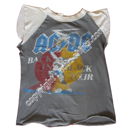 Shirt USA AC/DC 1980 recto