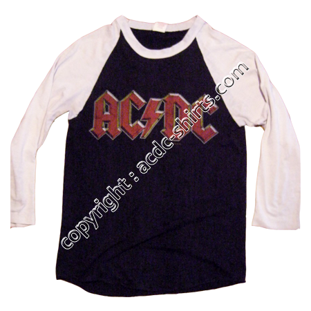 Shirt USA AC/DC 1980 recto