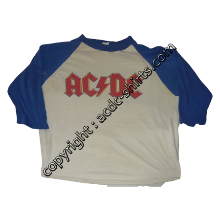 Shirt USA AC/DC 1980 recto